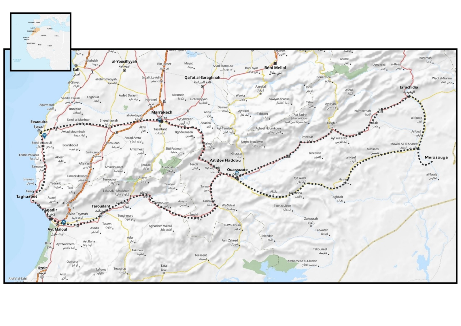 MAPPA MAROCCO